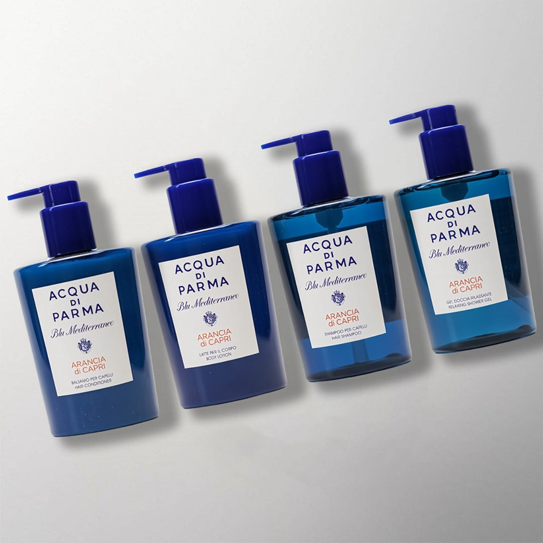 ACQUA DI PARMA MEDITERRANEO Shampoo & Conditioner & Body Lotion & Shower Gel Bundle 300ML Each