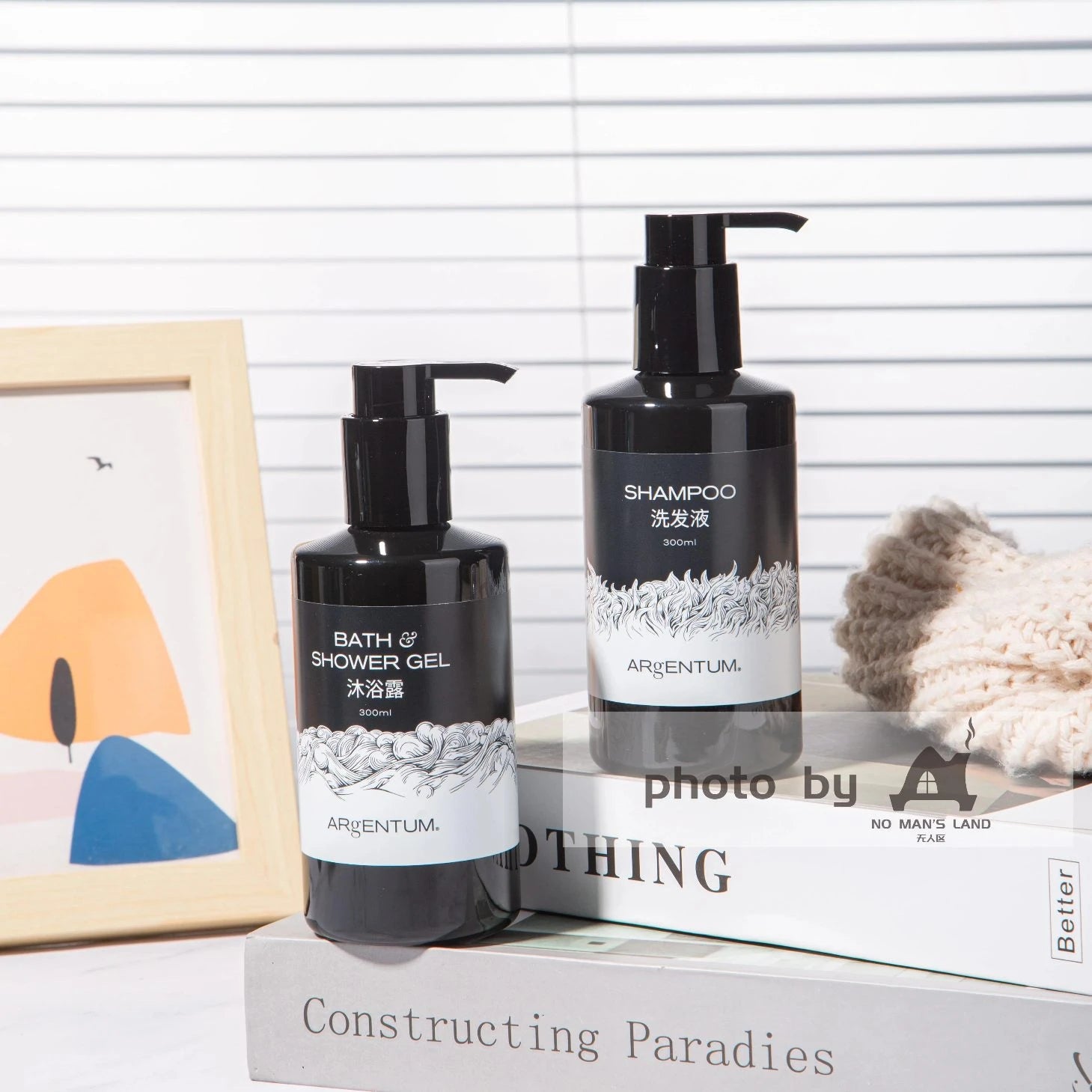 ARGENTUM Shampoo & Conditioner & Body Lotion & Shower Gel 300ML