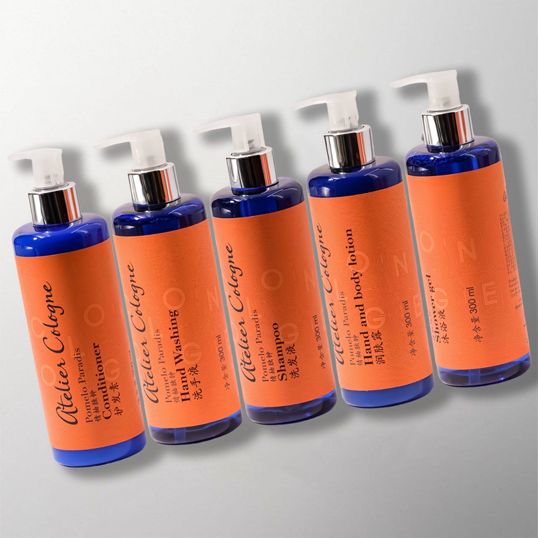 ATELIER COLOGNE Shampoo & Conditioner & Body Lotion & Shower Gel & Hand Wash Bundle 300ML Each