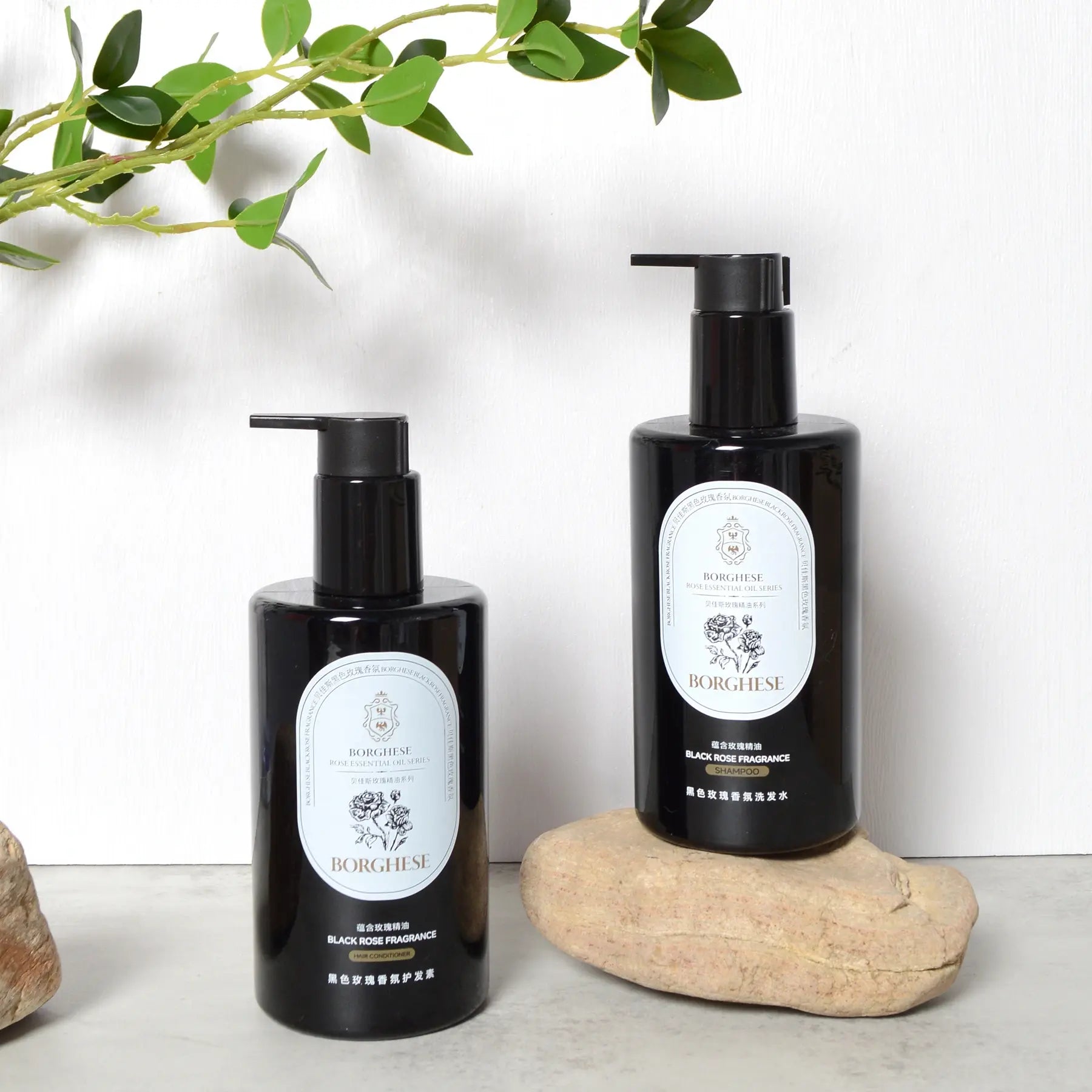 BORGHESE Shampoo & Conditioner & Shower Gel & Body Lotion 300ml