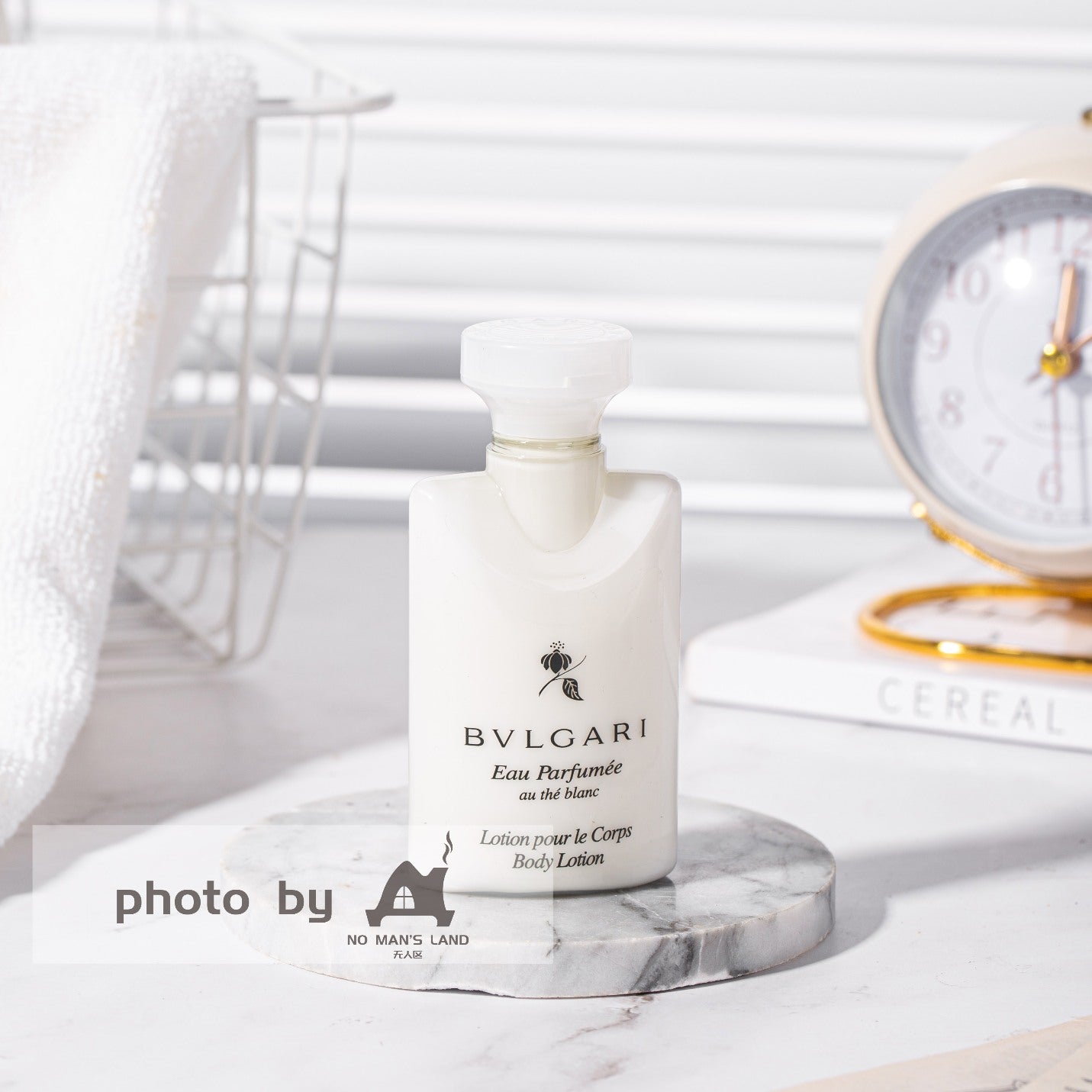 BVLGARI Shampoo & Conditioner & Shower Gel & Body Lotion Bundle White Tea 40ML Each