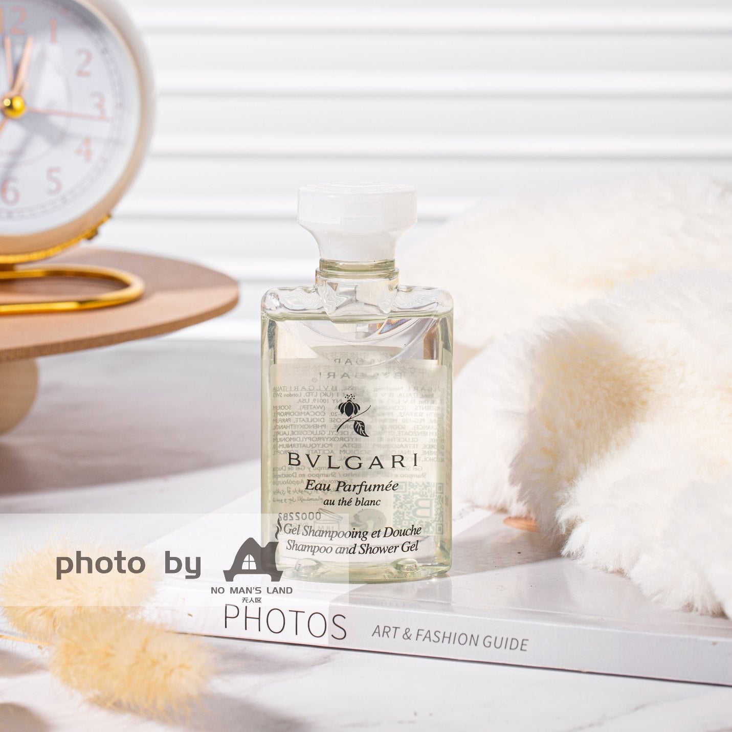 BVLGARI Shampoo & Conditioner & Shower Gel & Body Lotion Bundle White Tea 40ML Each