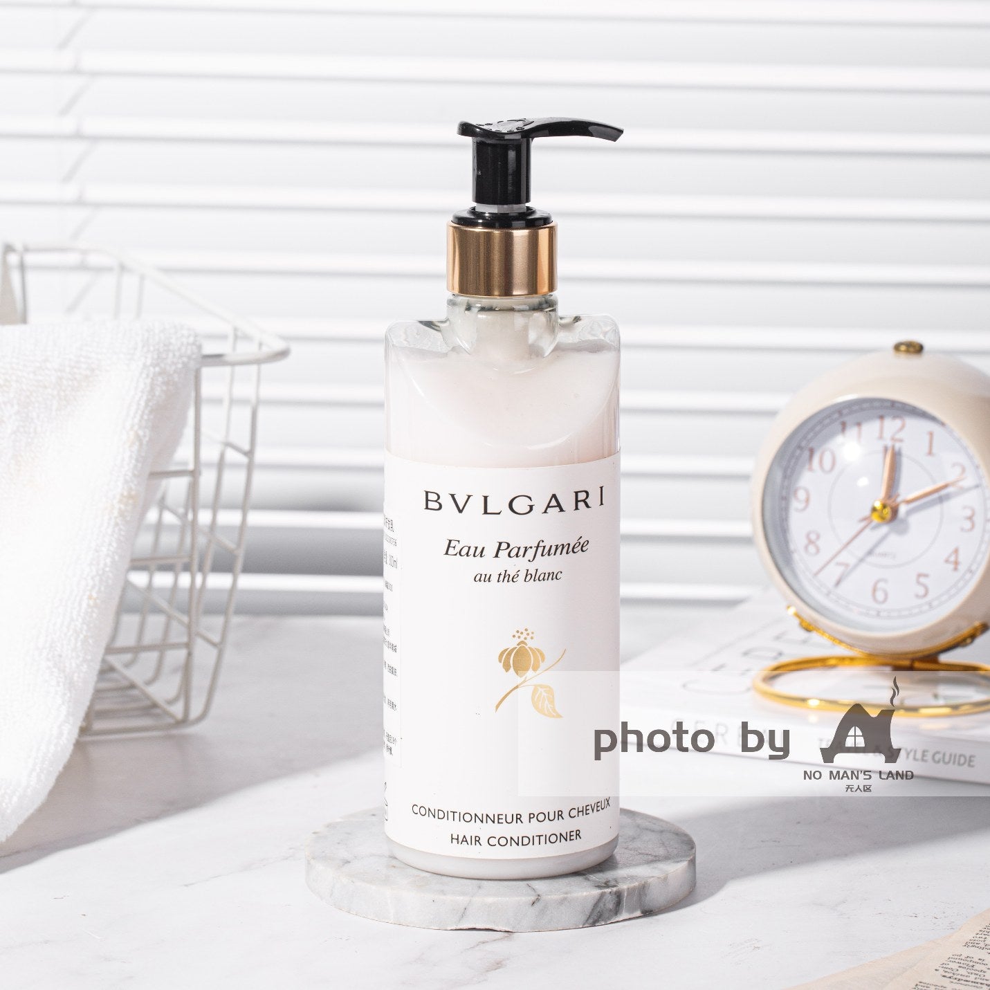 BVLGARI Shampoo & Conditioner & Body Lotion & Shower Gel & Hand Wash & Hand Lotion White Tea 300ML