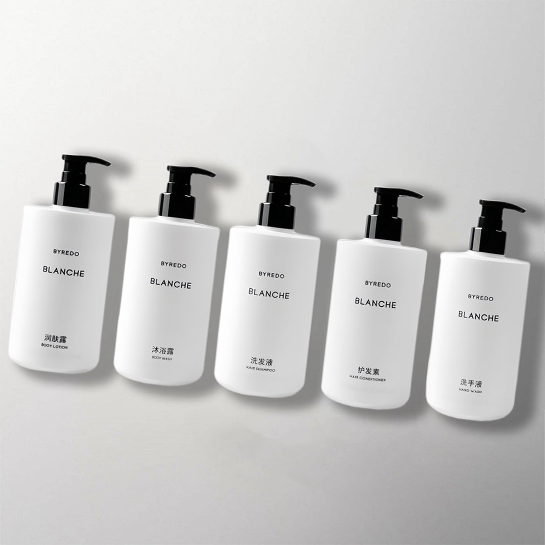 BYREDO BLANCHE Shampoo & Conditioner & Body Lotion & Shower Gel & Hand Wash Bundle 450ML Each