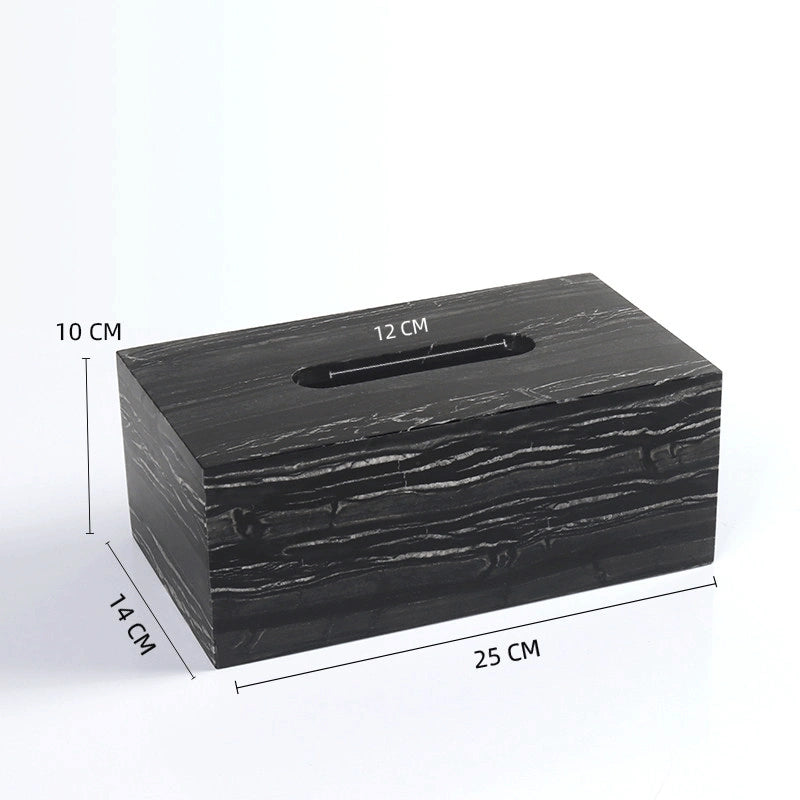 Black Wooden Marble and Brass Bathroom Collection