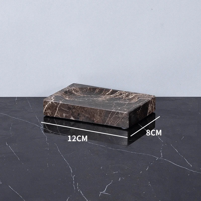 Brown Marble and Brass Bathroom Collection