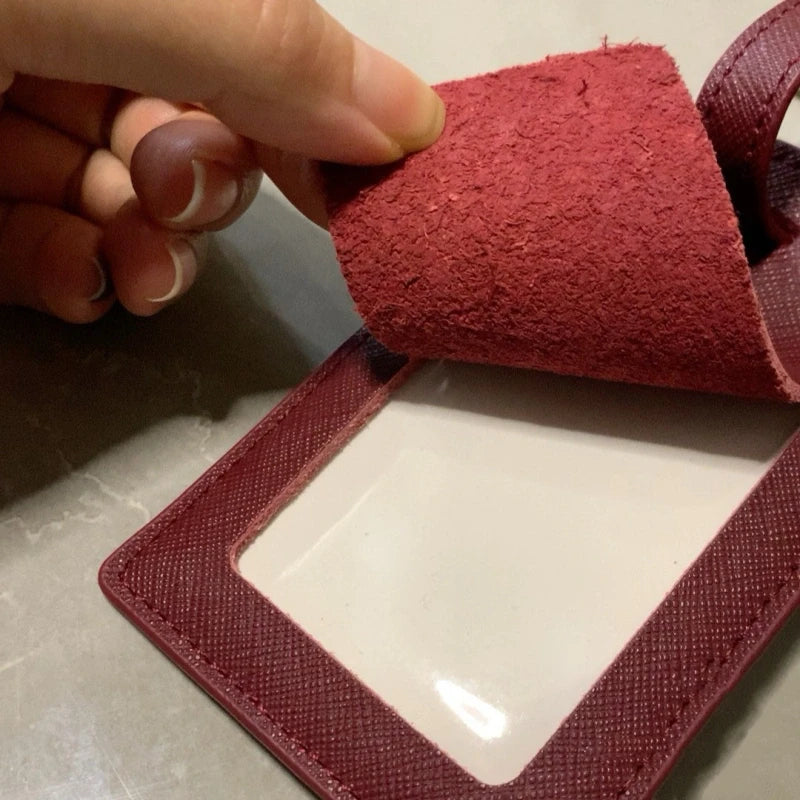 Bvlgari Hotel Leather Luggage Tag