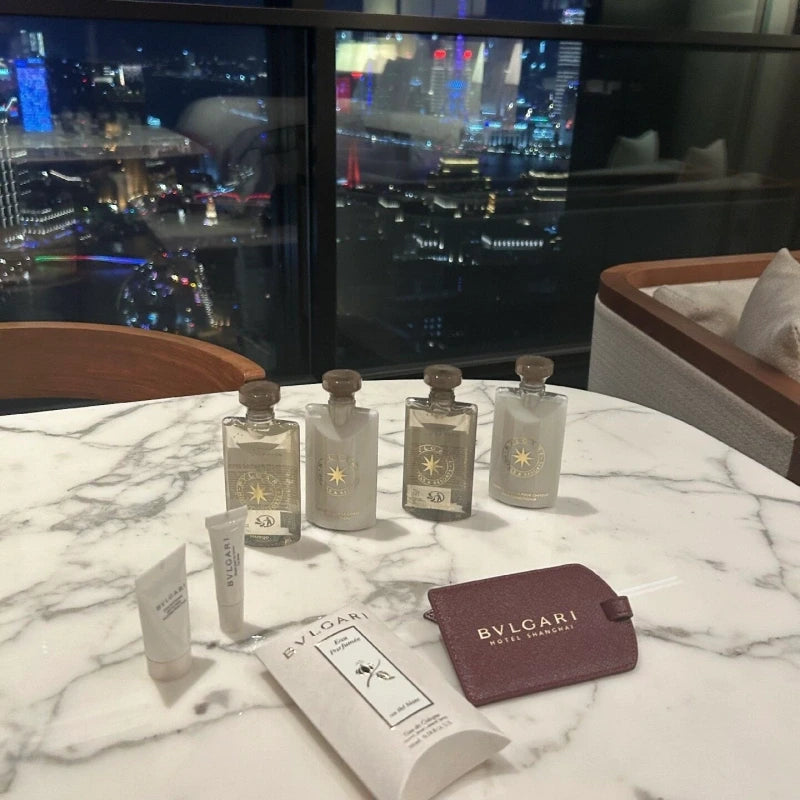 Bvlgari Hotel Leather Luggage Tag