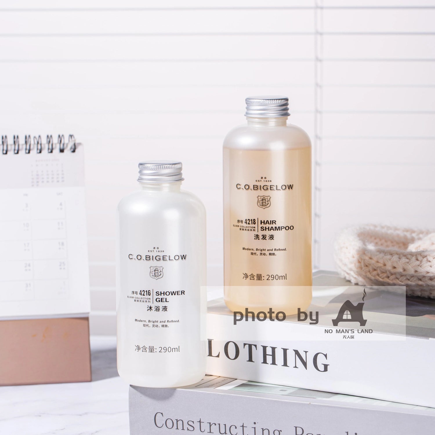 Pullman Hotel Shampoo & Conditioner & Body Lotion & Shower Gel & Hand Wash 290ML | C.O.BIGELOW