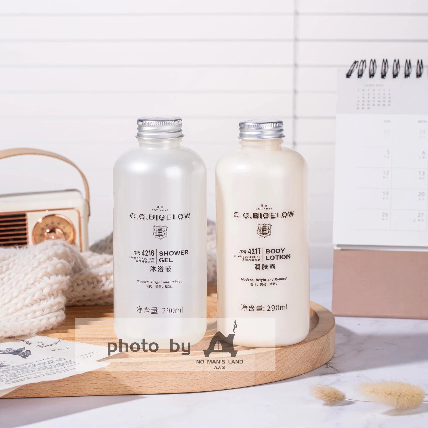 Pullman Hotel Shampoo & Conditioner & Body Lotion & Shower Gel & Hand Wash 290ML | C.O.BIGELOW