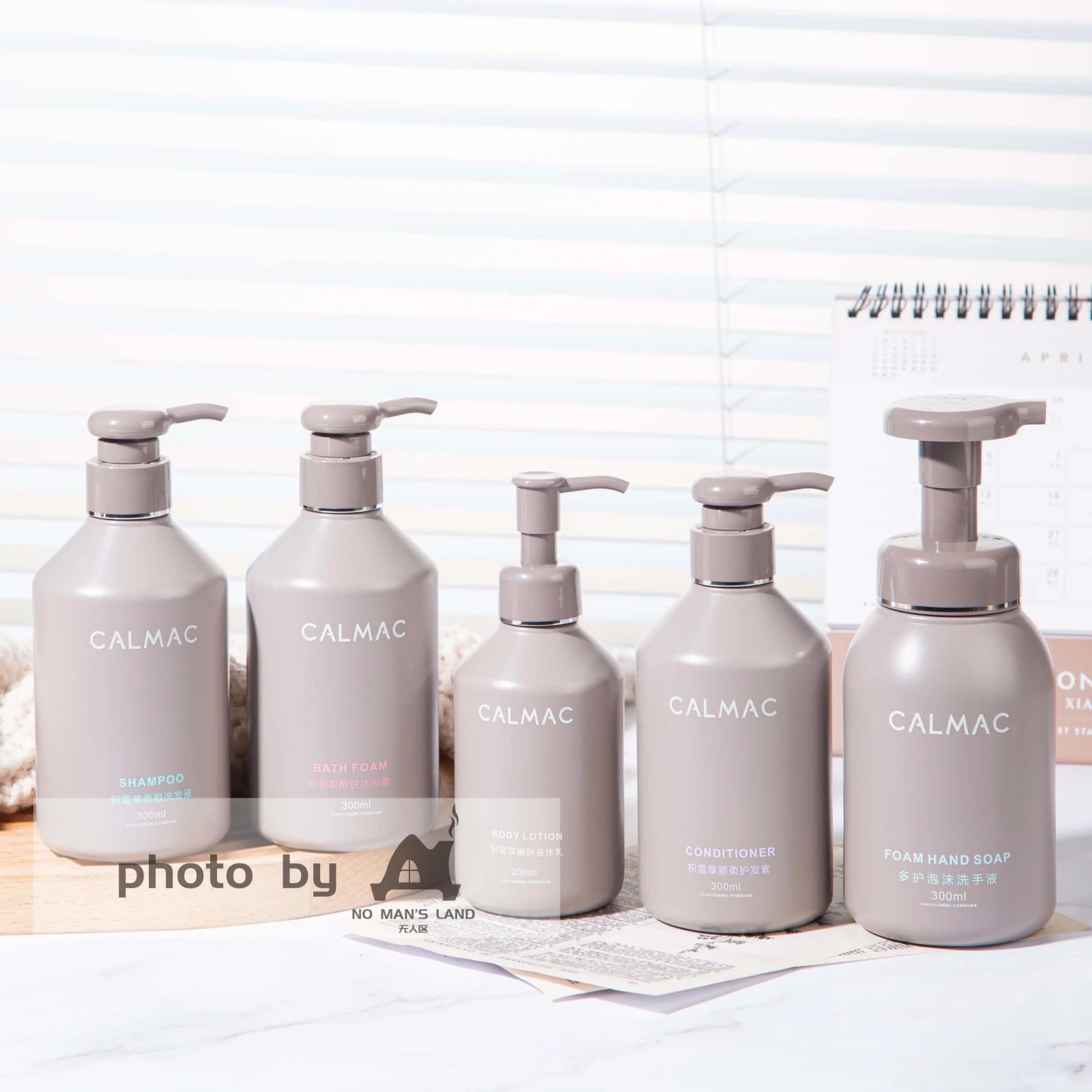 CALMAC Shampoo & Conditioner & Body Lotion & Shower Gel & Hand Wash 300ML