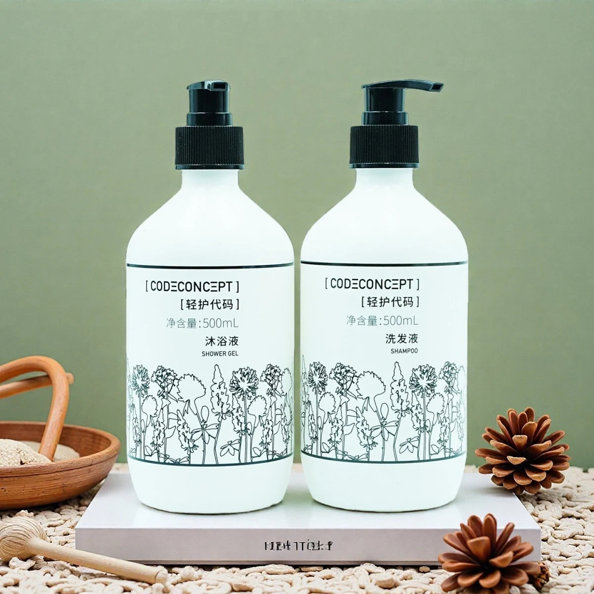 CODE CONCEPT Shampoo or Conditioner or Shower Gel or Hand Wash 500ML