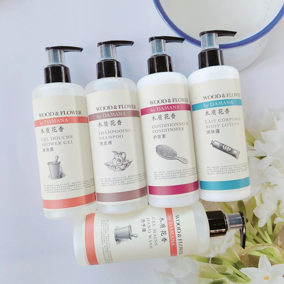 DAMANA Shampoo or Conditioner or Shower Gel or Body Lotion or Hand Wash 300ML