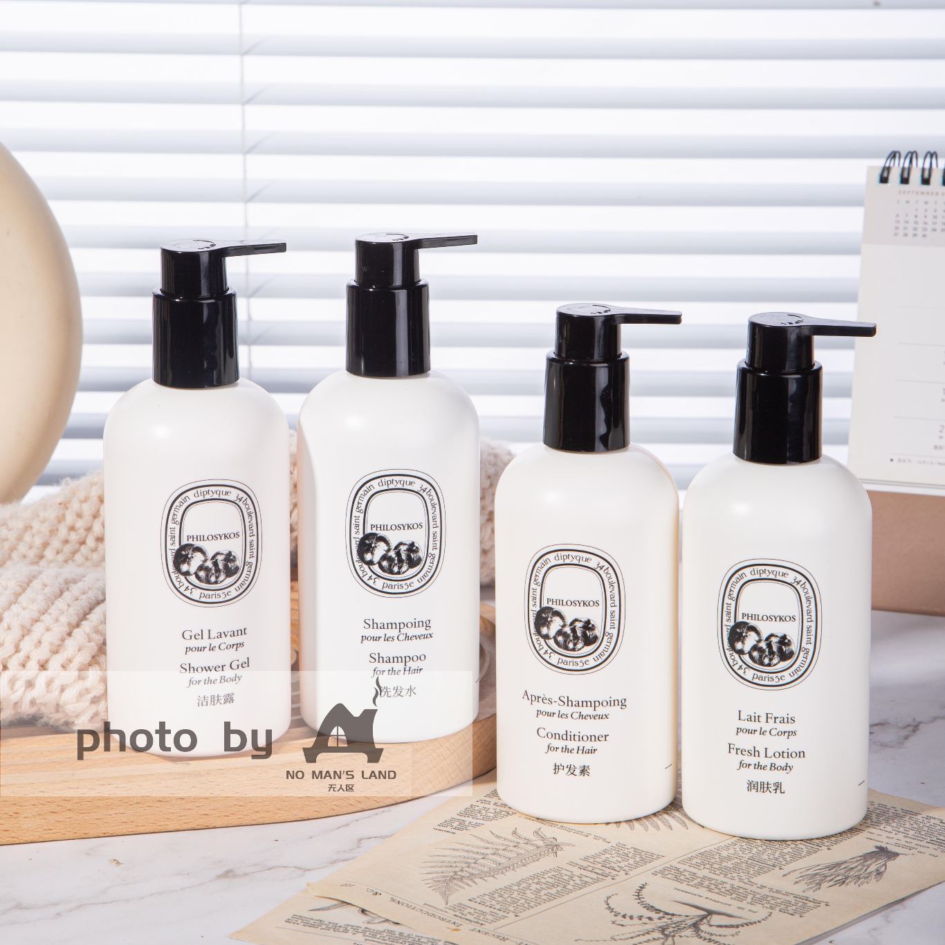 The Ritz-Carlton Shampoo & Conditioner & Body Lotion & Shower Gel 300ML | DIPTYQUE PHILOSYKOS