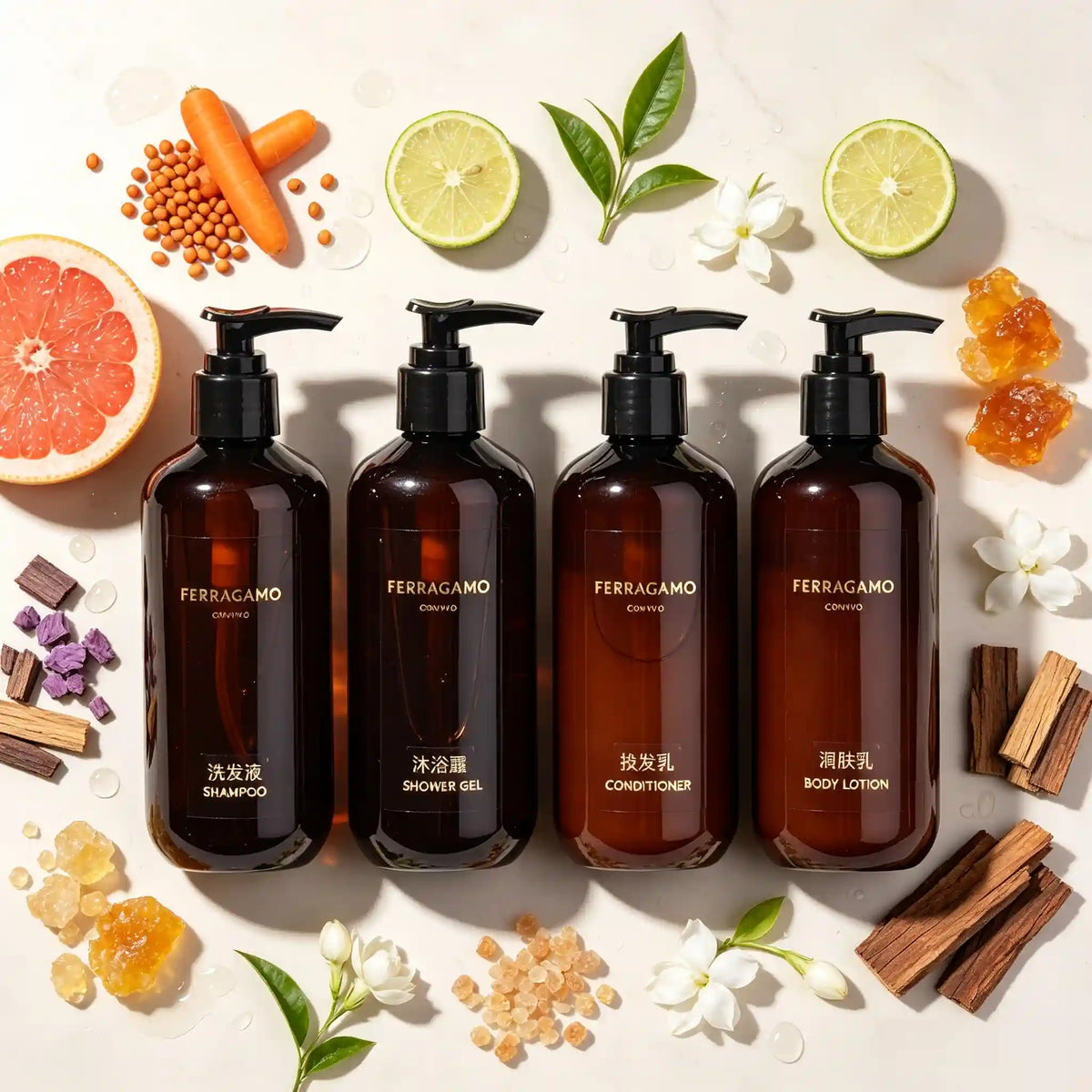 FERRAGAMO Shampoo or Conditioner or Body Lotion or Shower Gel 280ML
