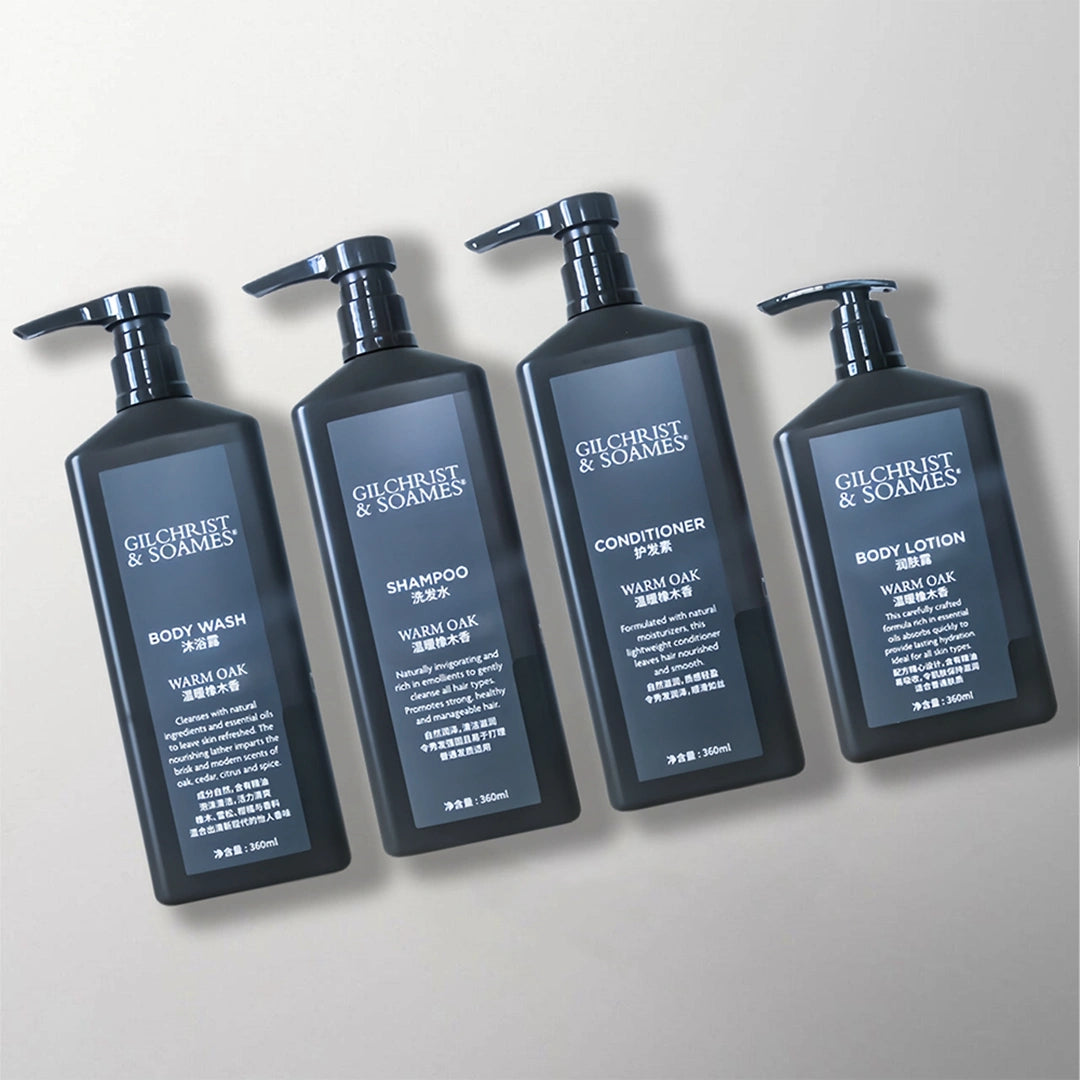 Sheraton Hotel Shampoo & Conditioner & Shower Gel & Body Lotion 360ML | GILCHRIST & SOAMES