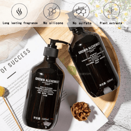 GROWN ALCHEMIST Shampoo & Conditioner & Body Lotion & Shower Gel 500ML