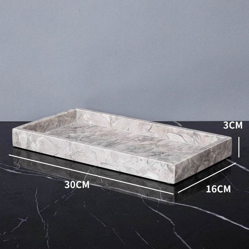 Gray Marble and Brass Bathroom Collection