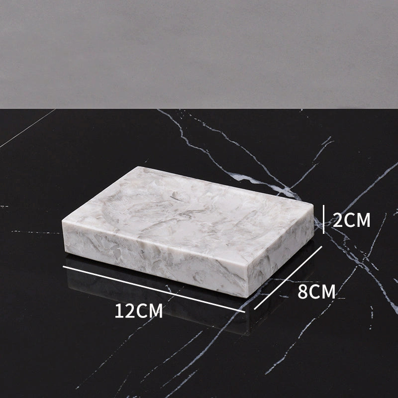 Gray Marble and Brass Bathroom Collection