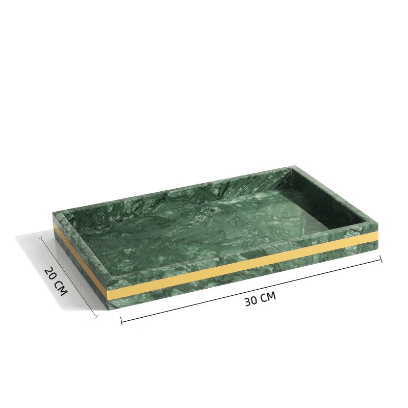 Indian Green Marble and Brass Bathroom Collection