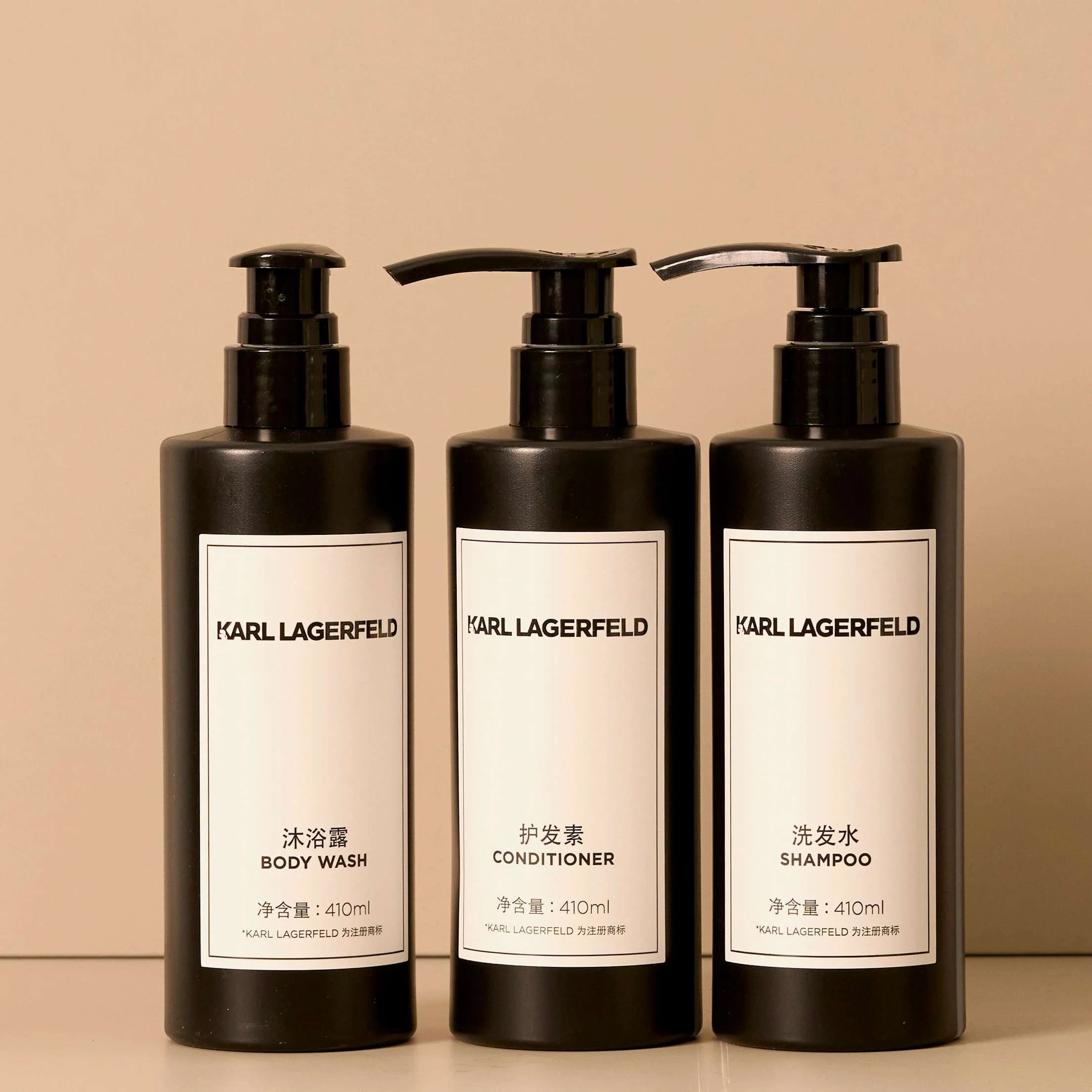 KARL LAGERFELD Shampoo & Shower Gel & Conditioner & Hand Wash 410ML