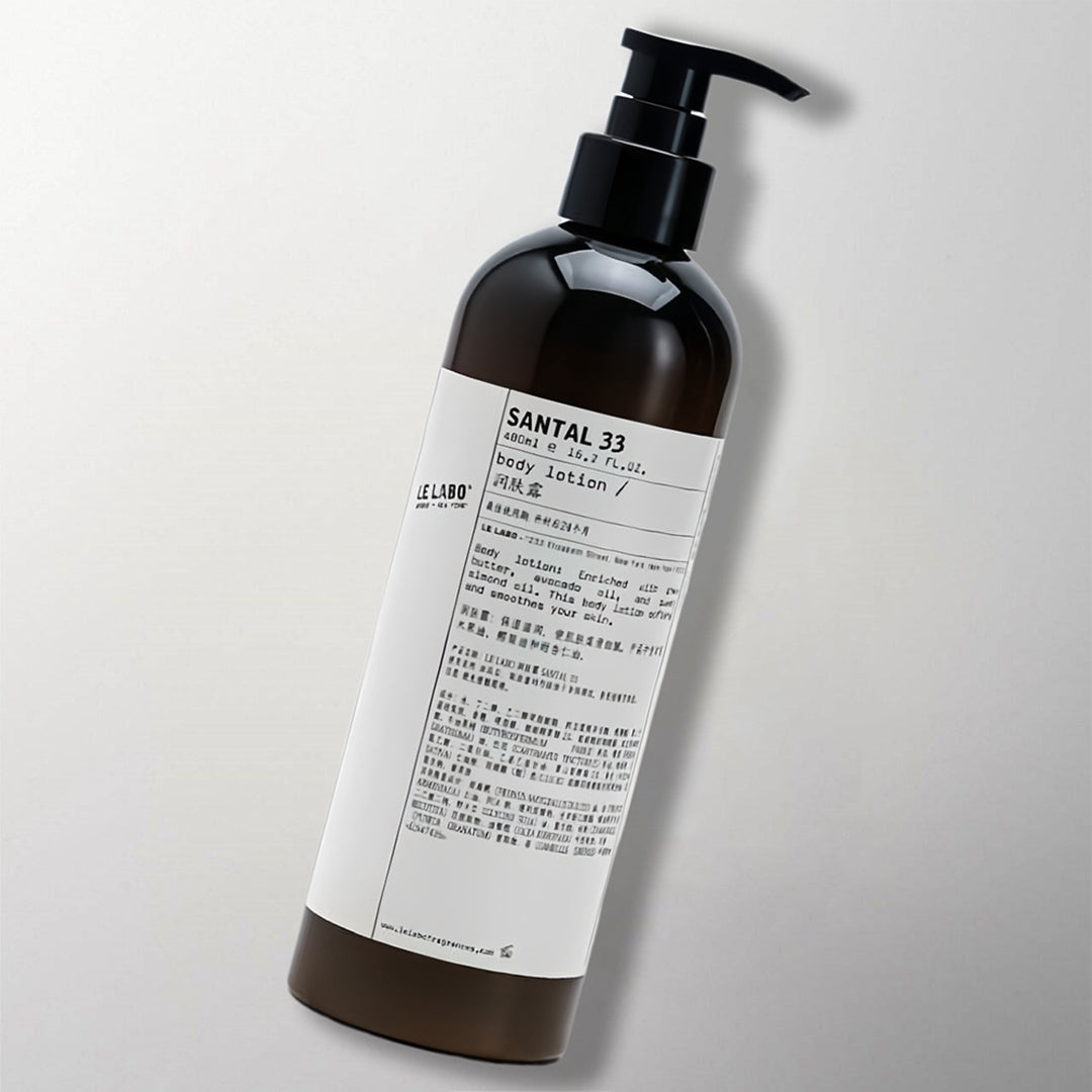 one bottle of santal 33 body lotion 480ml.