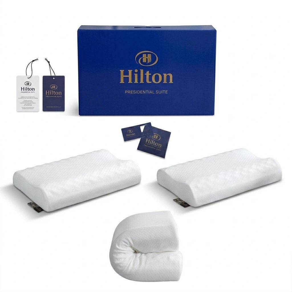 Luxus-Hotelbettwäsche | Hilton Latex-Memory-Foam-Kissen