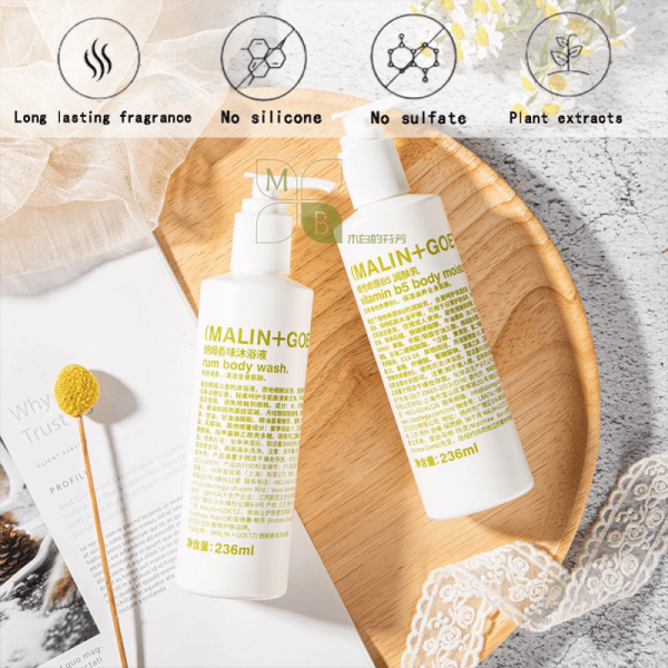 Le Meridien Hotel Shampoo & Conditioner & Body Lotion & Shower Gel 236ML | MALIN+GOETZ