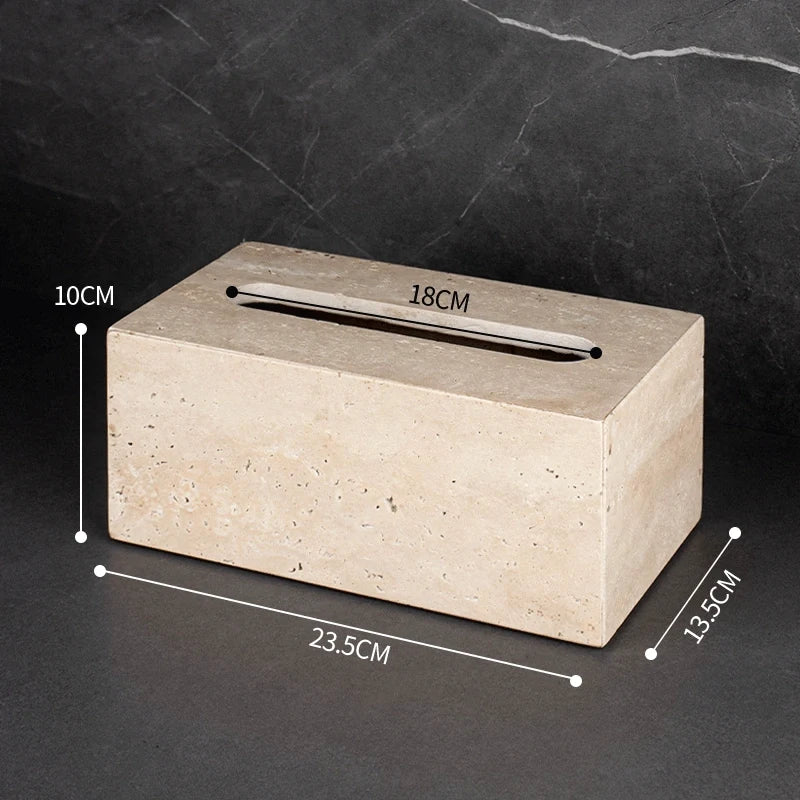 Travertine Marble and Brass Bathroom Collection