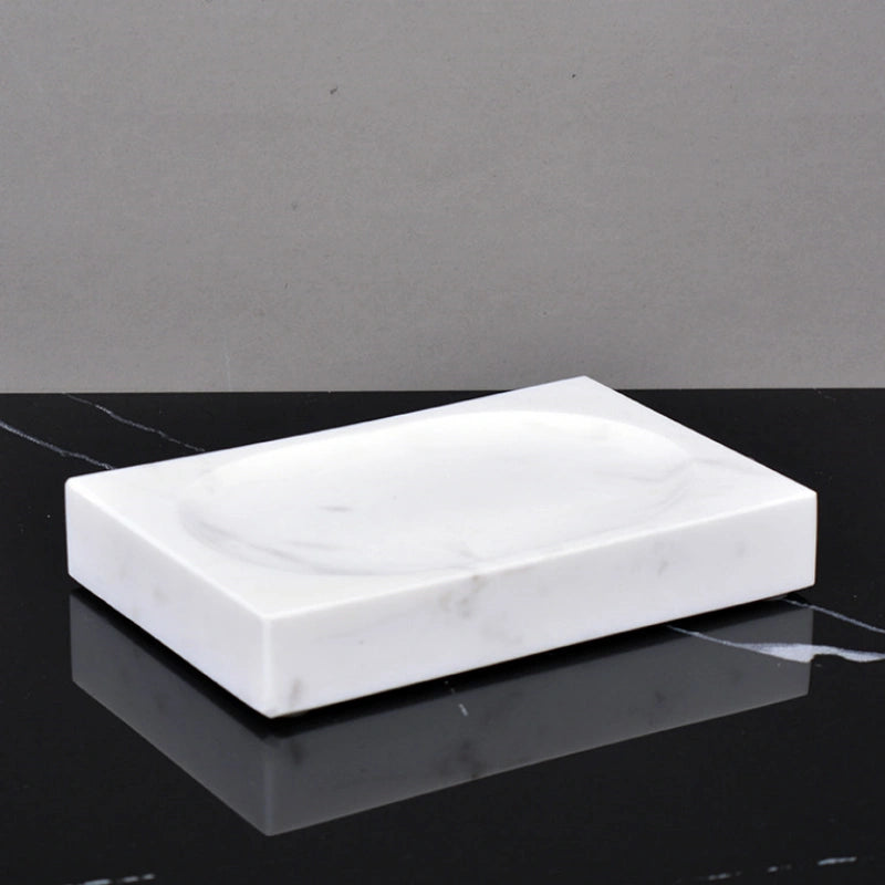 Volakas Flowery Marble and Brass Bathroom Collection