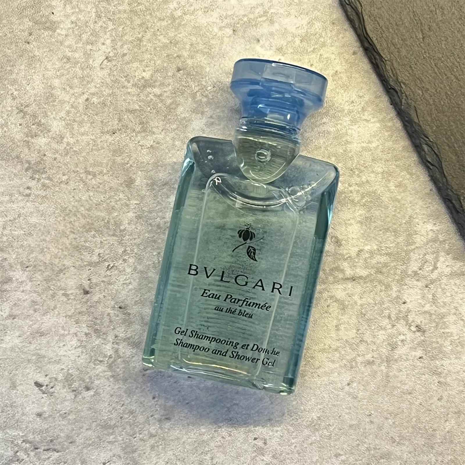 Bvlgari Eau Parfumee Blue Tea Shampoo & Conditioner & Body Lotion & Shower Gel 40ml