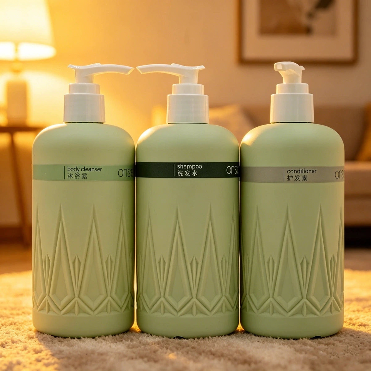 onsensou Shampoo or Shower Gel or Conditioner 400ML