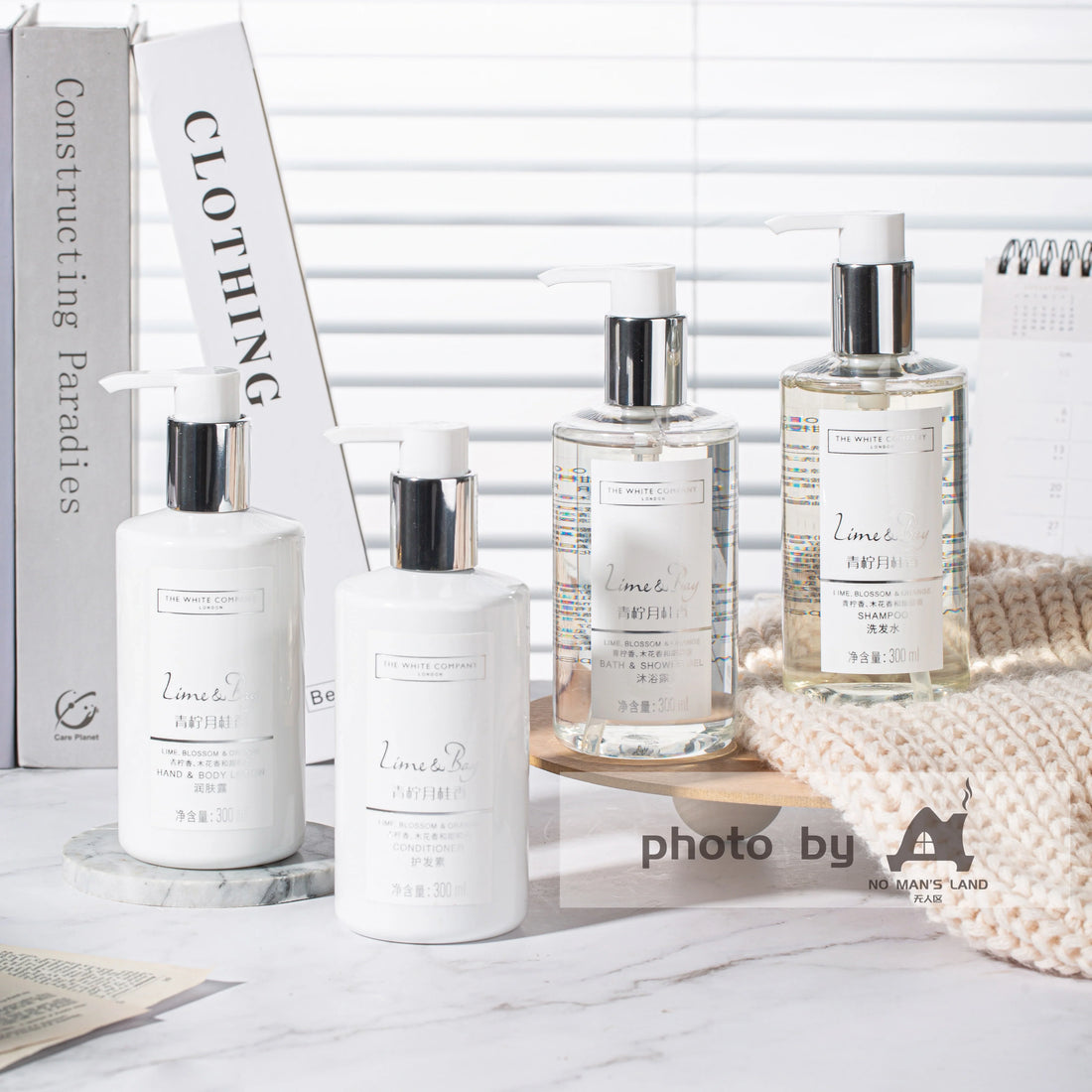 THE WHITE COMPANY Shampoo &amp; Conditioner &amp; Body Lotion &amp; Shower Gel 300ML