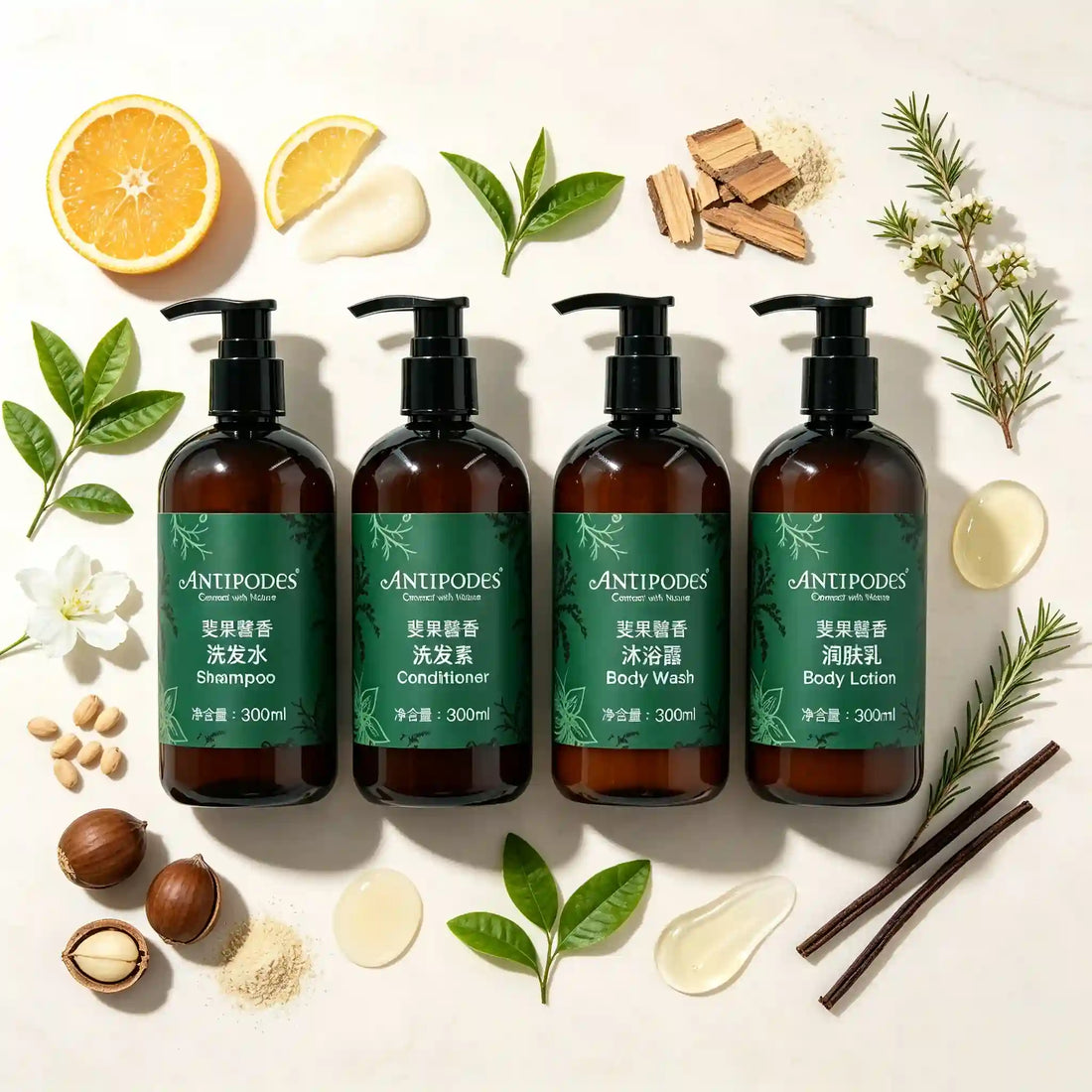 ANTIPODES Shampoo or Conditioner or Shower Gel or Body Lotion 300ML