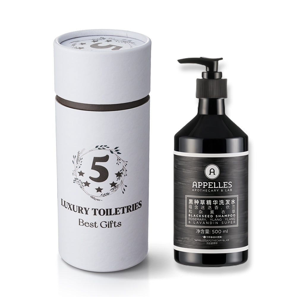 Langham Hotel Shampoo &amp; Conditioner &amp; Body Lotion &amp; Shower Gel Nigella Sativa 300ML | APPELLES