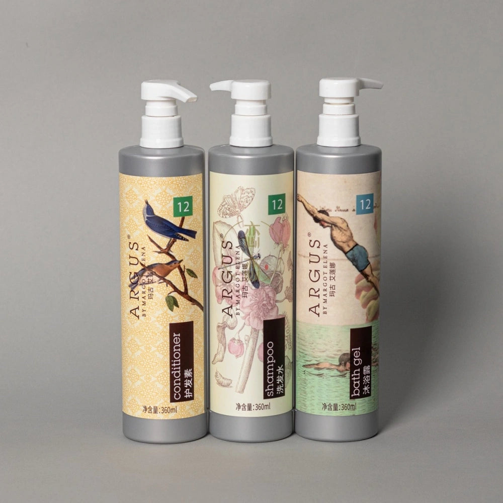 ARGUS Shampoo &amp; Conditioner &amp; Shower Gel 360ml