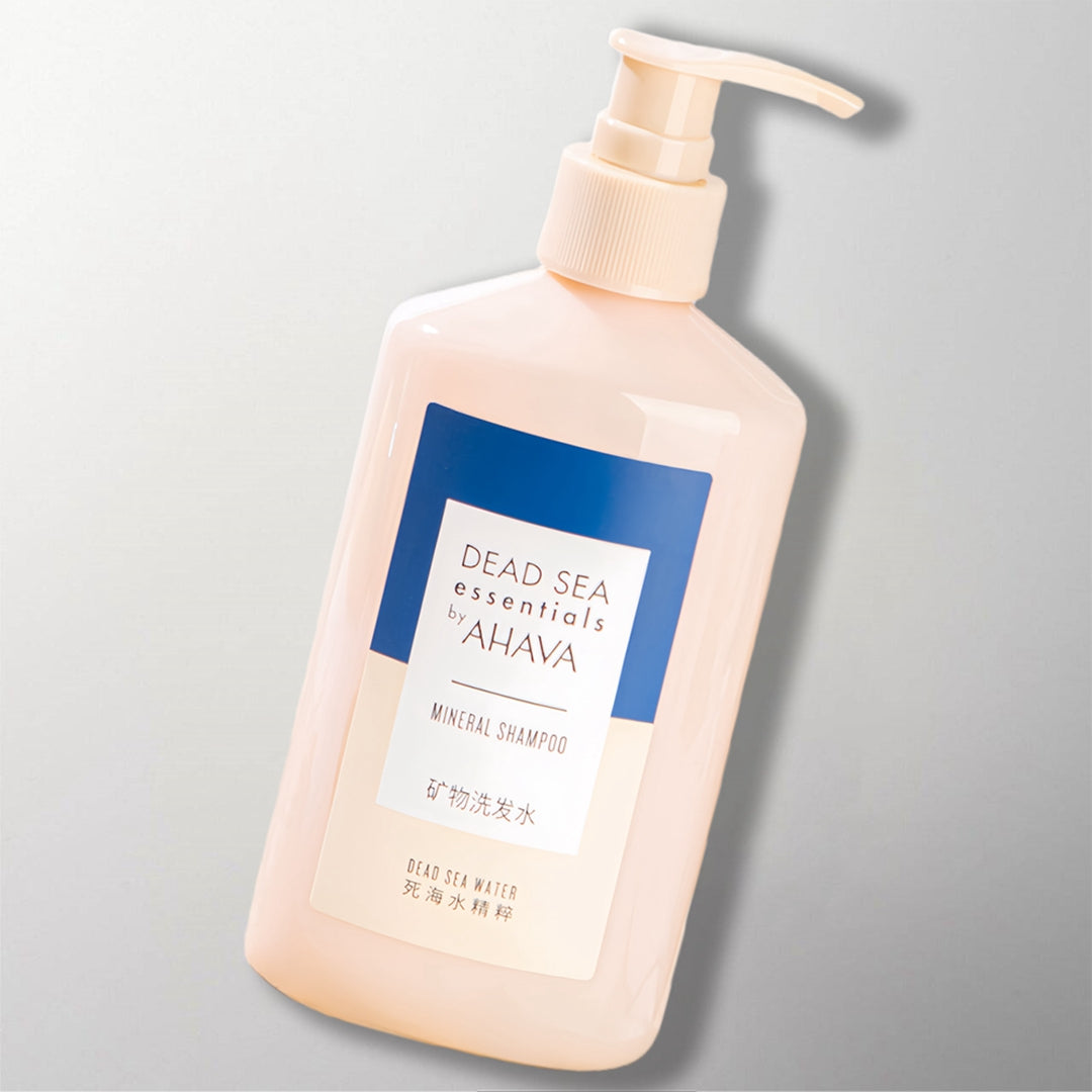 one bottle ahava dead sea shampoo.