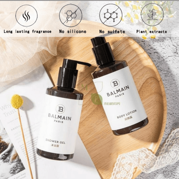 Grand Hyatt Hotel Shampoo & Conditioner & Body Lotion & Shower Gel 300ML | BALMAIN