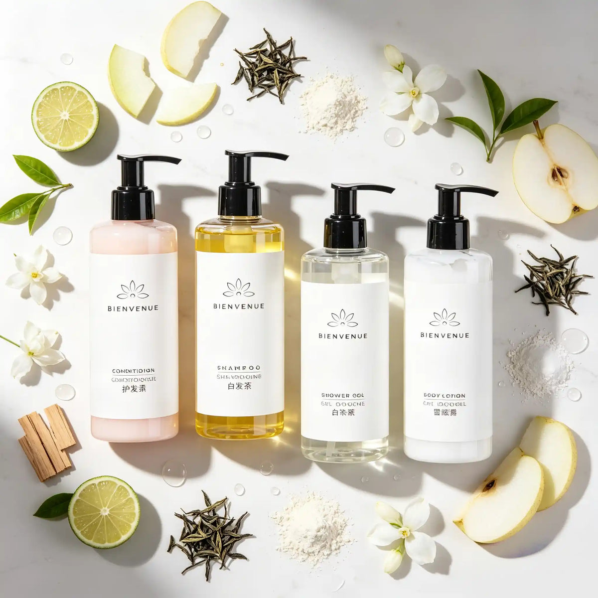 BIENVENUE Shampoo or Conditioner or Body Lotion or Shower Gel or Hand Wash 300ML