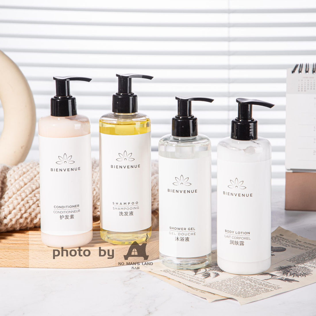 BIENVENUE Shampoo & Conditioner & Body Lotion & Shower Gel & Hand Wash 300ML