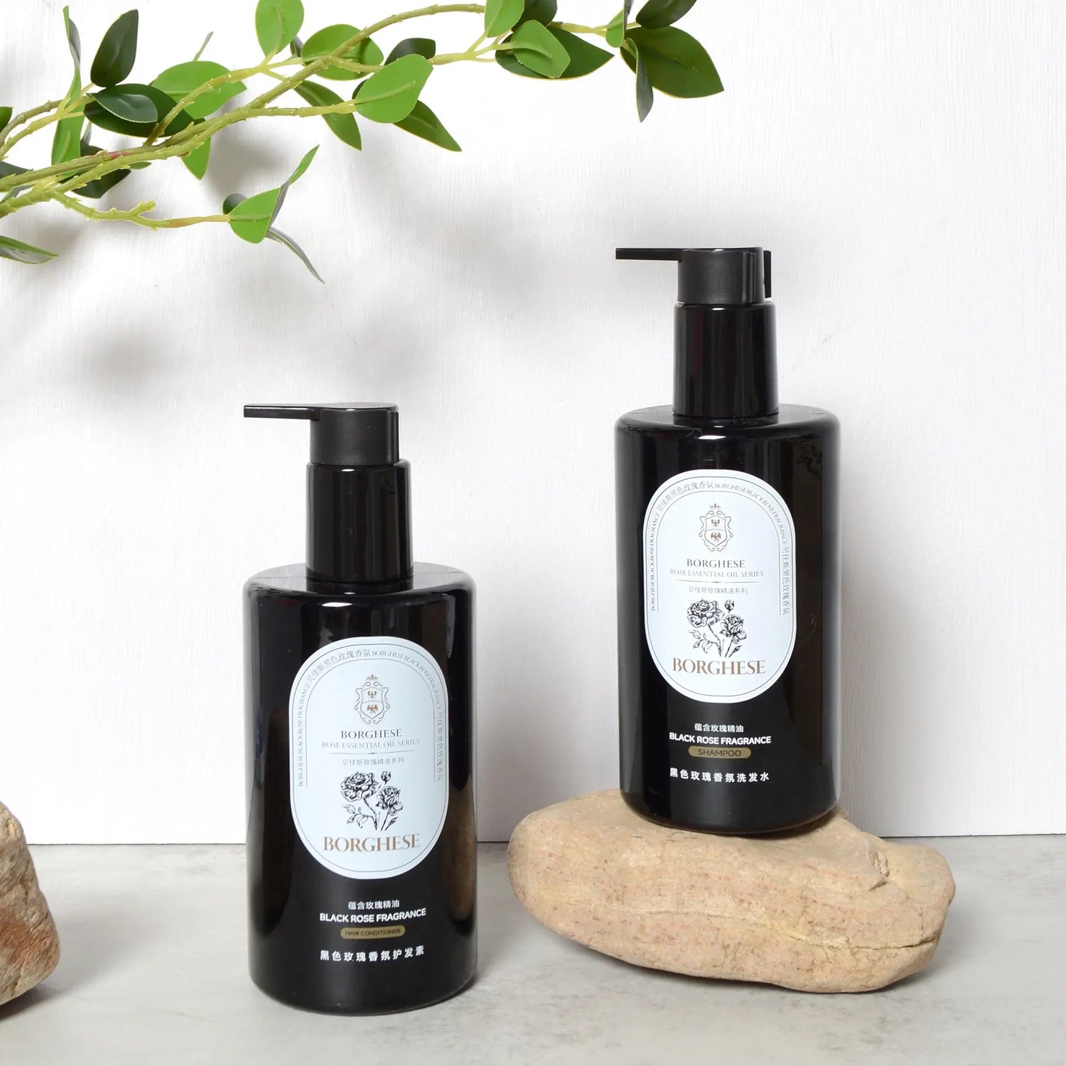 BORGHESE Shampoo &amp; Conditioner &amp; Shower Gel &amp; Body Lotion 300ml