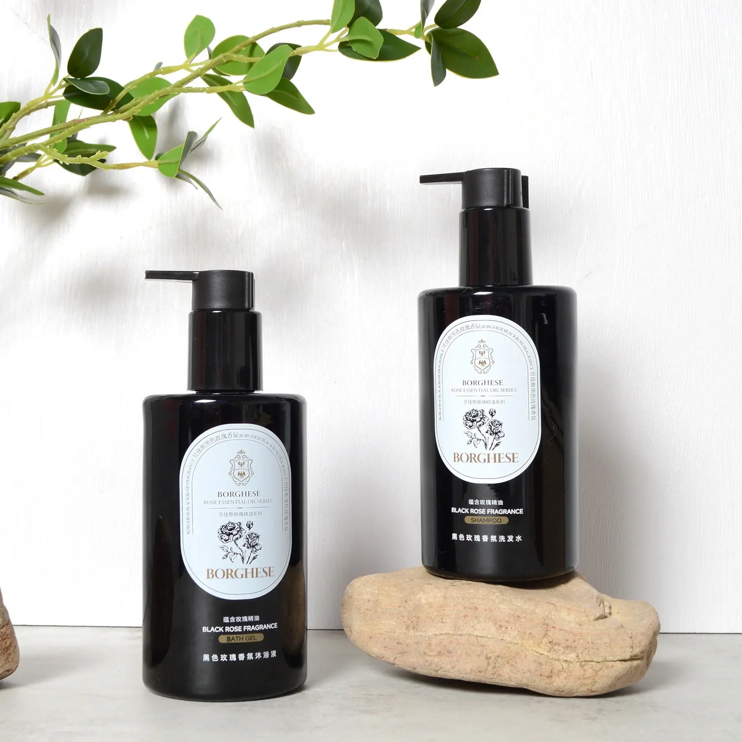 BORGHESE Shampoo &amp; Conditioner &amp; Shower Gel &amp; Body Lotion 300ml