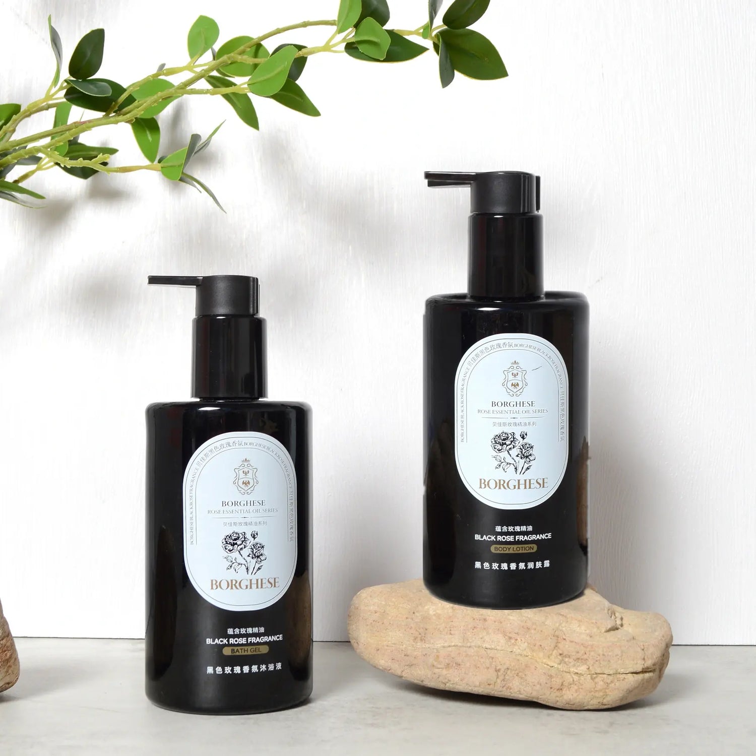 BORGHESE Shampoo &amp; Conditioner &amp; Shower Gel &amp; Body Lotion 300ml