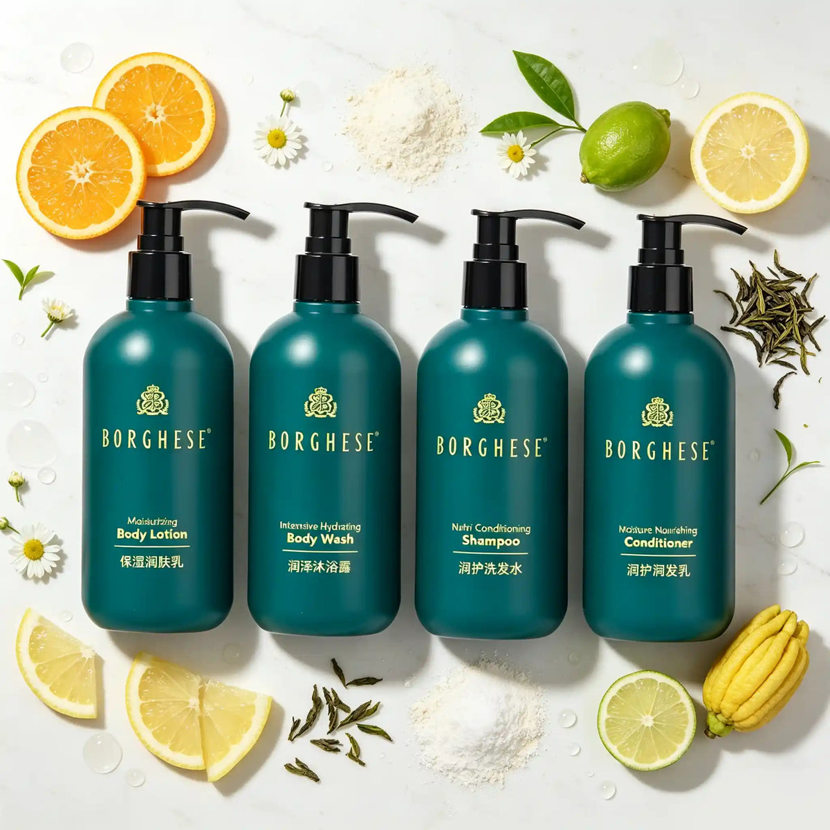 BORGHESE Shampoo or Conditioner or Body Lotion or Shower Gel 300ML