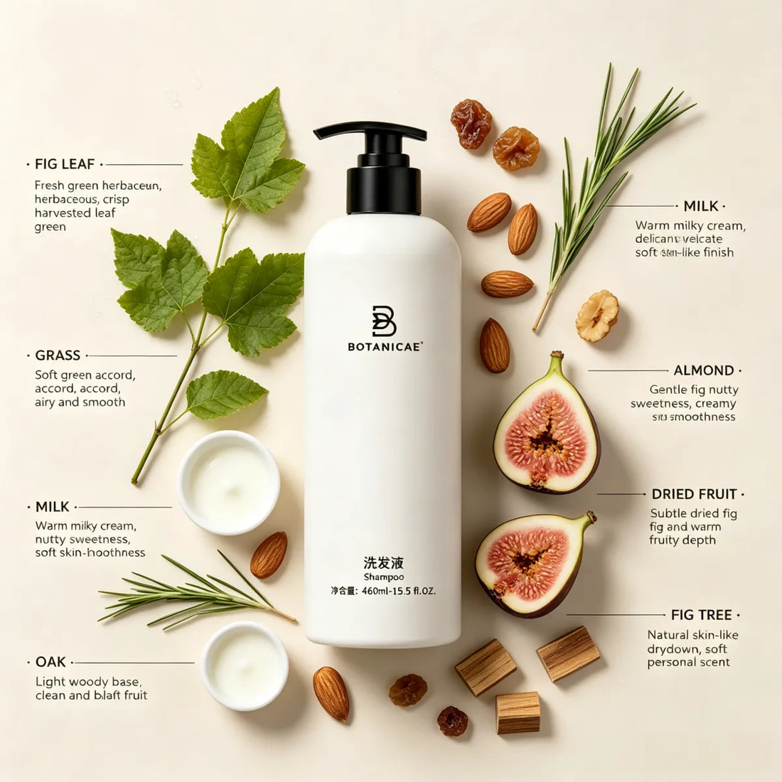 High-end Hotel Shampoo or Conditioner or Shower Gel or Body Lotion or Hand Wash 460ML | BOTANICAE