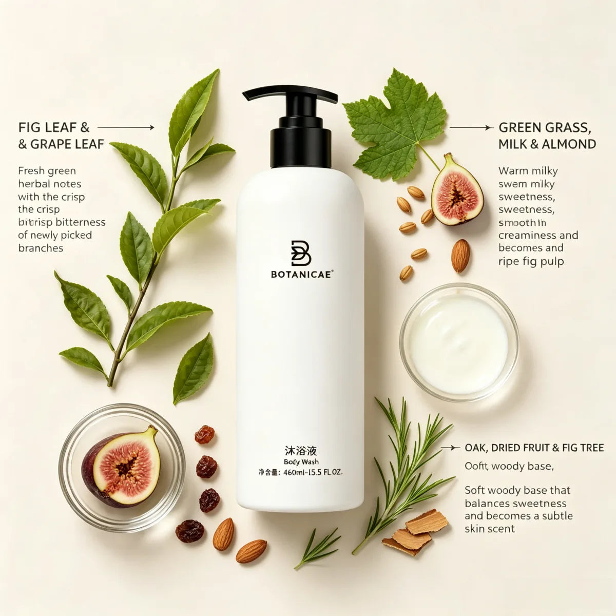 BOTANICAE Shampoo or Shower Gel or Conditioner or Body Lotion or Hand Wash 460ML