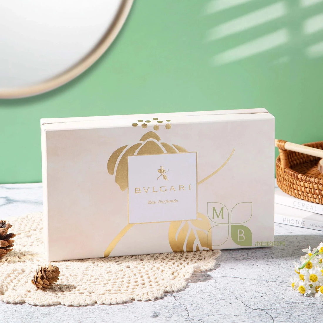 BVLGARI Hair & Body Set White Tea 40ML Each