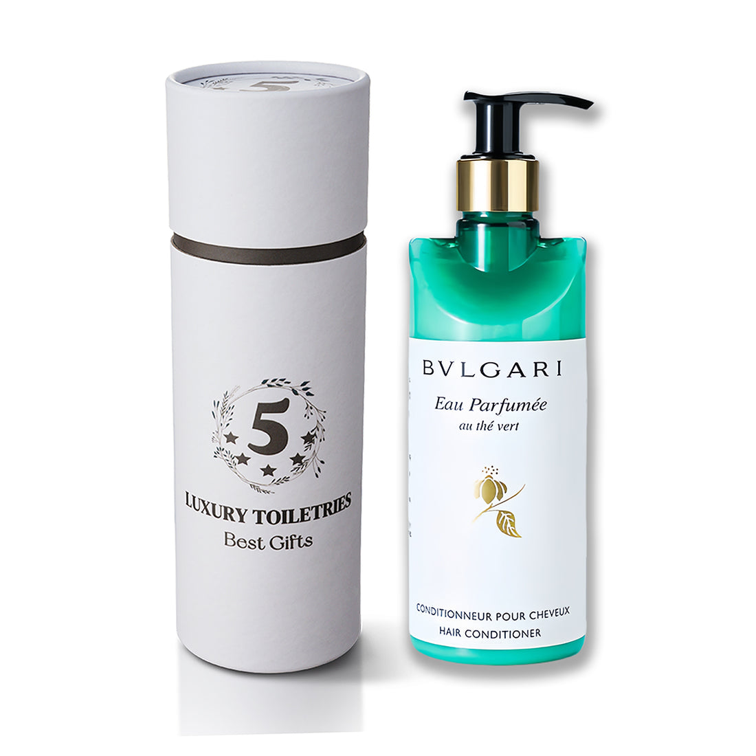 Bvlgari Hotel Green Tea Shampoo & Conditioner & Body Lotion & Shower Gel & Hand Wash & Hand Lotion 300ML | BVLGARI
