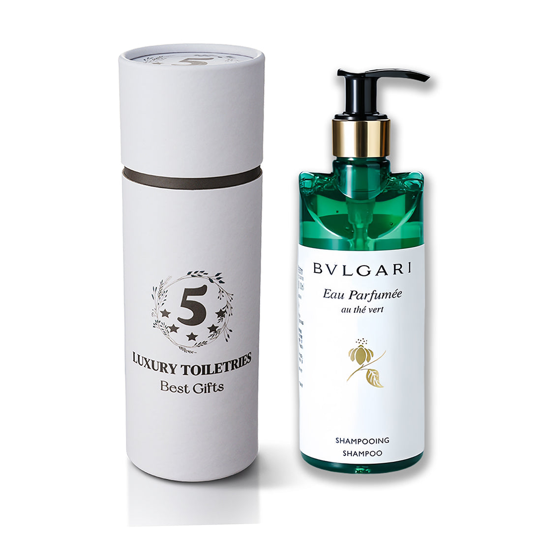 Bvlgari Hotel Green Tea Shampoo & Conditioner & Body Lotion & Shower Gel & Hand Wash & Hand Lotion 300ML | BVLGARI