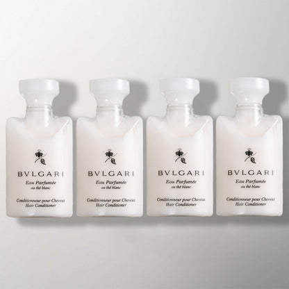 one set of 4 bvlgari white tea conditioner 40ml.